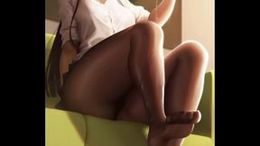 las waifus dando de tomar