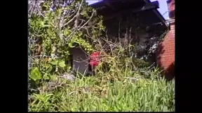 Two sexy brunettes play hot game of cock and pussy