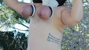 Titslave Nat - A new Titslave - First Outdoor Session - Second Lesson - Part 2 wmv