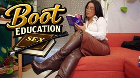 Boot Education - Reina Leather uses her crop POV