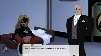 Babe unchained batgirl in kinky cartoon walkthrough alone