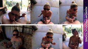 Smoking And Blowing The Spy Outside_MP4 4K