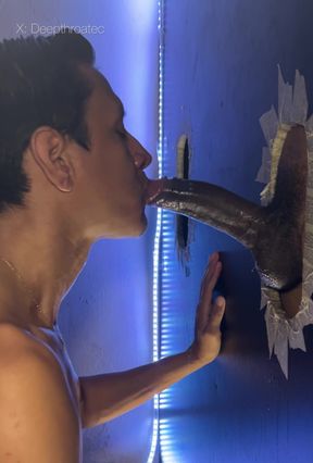 Addicted to sucking strangers' dicks