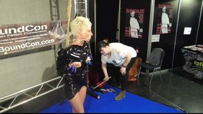 Lena King - Cruel BDSM Lesson in Public for the sexy Blonde - Part 2 mp4