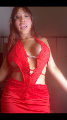 Tranny Shows Her Body off in Silly Videos