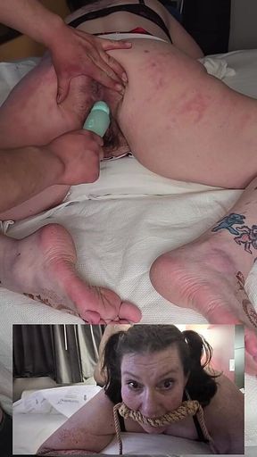 BBW Cripple in College Uniform Gets Bum Beat by This Guy