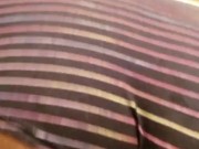 Trying on my new underwear and twerking, jiggling my fat ass