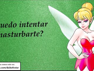 JOI fantasia con hada cachonda. Voz española.