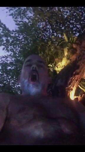 4th of July Soak &amp; Stroke! Shootin' My Load with the Fireworks Tonight