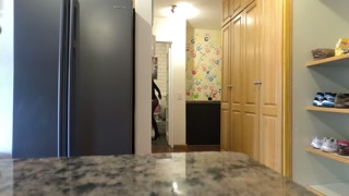 My sugar daddy makes me clean his penthouse in my high heels