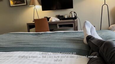 Hot Stepmom And StepSon Share a Bed In A Hotel