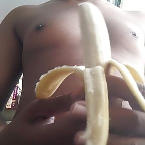 Desi man dirty sucking Big cock Dildo