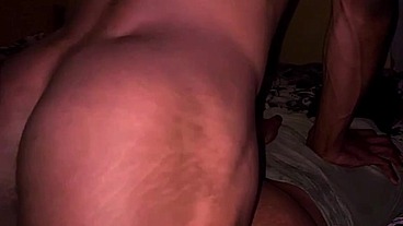 Horny neighbor romantic cumshot