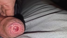 Big Uncut Cock Precum Stroking