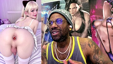 Beautiful Small Cock Transgender Girl With A Butt Plug And Being A Cock Tease, AI Generated