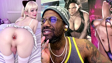 Beautiful Small Cock Transgender Girl With A Butt Plug And Being A Cock Tease, AI Generated