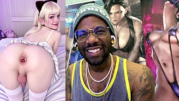 Beautiful Small Cock Transgender Girl With A Butt Plug And Being A Cock Tease, AI Generated