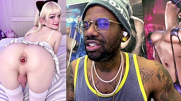 Beautiful Small Cock Transgender Girl With A Butt Plug And Being A Cock Tease, AI Generated