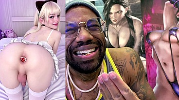 Beautiful Small Cock Transgender Girl With A Butt Plug And Being A Cock Tease, AI Generated