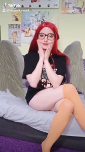 Veronikavonk Busty redhead Tik Tok Horny ass hell