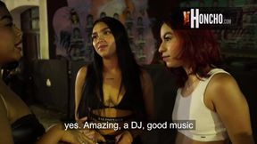 Ridiculous 18yo Latina teens craving massive cock&#x1F32D;; after party FF threesome with sloppy head & deep cock&#x1F32D; penetration