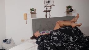 Skinny Latina GF gets fucked and explodes on webcam