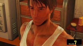 Vault Dweller wrecks newcomer with his big dick