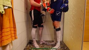 Shower In Soccer With My Bf