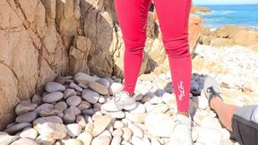 I Lick All the Cum of Sugardaddies Cock on a Secret Beach After Our Hike