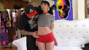 tiny slut daphne dare can’t wants more sloppy sex from bryan gozzling