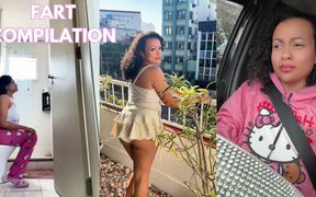 Fart Compilation Outdoors, in the Car, Pole Dancing Big Ass Latina