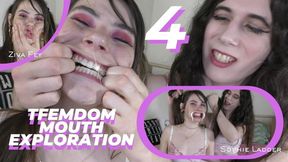 4K Ziva Fey - Mouth Exploration With Sophie Ladder 4