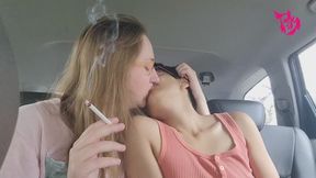 Double smoke kiss and chat