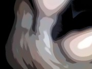 Trans Man Hairy Clit Worship,  Nipple Massage, Animation