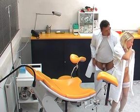 Fucked on the gyno chair