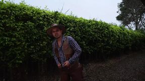 Pregnant cowgirls ride each other in explicit ecstasy