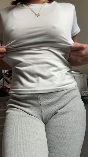 Sweaty Afternoon Workout Grind and Pee After
