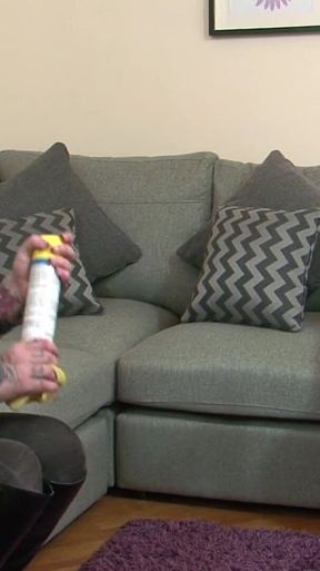 Tallulah Tease, Colored Hair Inked Broad with Dru Hermes in Interracial Fuck for The Cleaner Lady