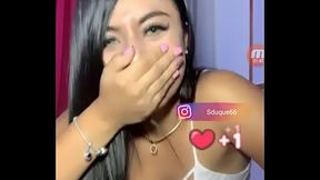 Bigo live-   Peitinho lindo da morena