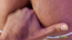 tian pineda taking my fist and my big uncut latino cock untill i cum all over his big booty
