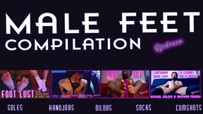 Male Feet Compilation v1 - Full HD 1080p - Foot Job - Cum shot - soles