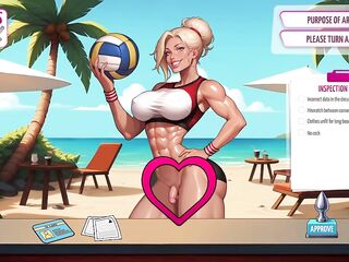 Shemale hentai Zone Horny Control - Day two: In Sand & Bronze