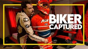 Tonny Biker Captured His Biker Buddy (1080p) Gay Bondage - Gay Domination - Handcuffs - Biker Gear - Leather - Biker Fetish - Helmet - Boots - BDSM