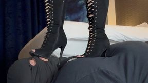 BellPhoenix - One Of These Days My Peep Toe Boots Will Walk All Over You (HD 1080p mp4)