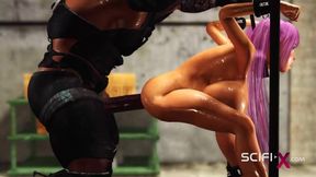 Tempting femme - big tits scene - Scifi-X