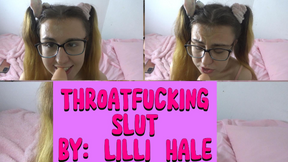 Throatfucking slut