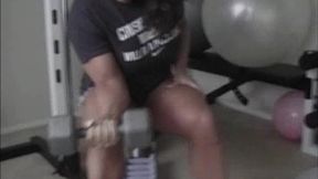 Bicep Pumping of Muscle Girlz