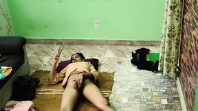 Indian College Girl with Tuition Teacher