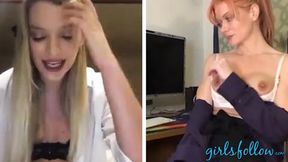 Kenna James seduces an eager babe into mutual orgasms