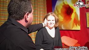 Fette deutsche Milf zum Sex &uuml_berredet